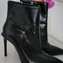 ZARA Black Pointed Ankle Boots with jeweled heel Sz 39 (FIT 6-6.5 UK) - Rrp 69.99 Image 2