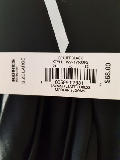vera wang black dress