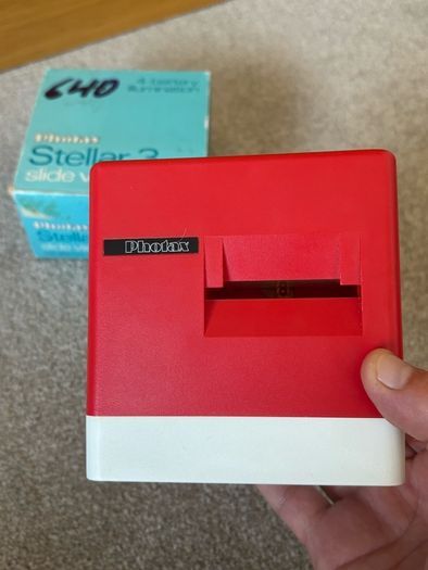 Brand New Vintage Photax Stellar 3 Slide Viewer