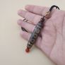 Vintage 5 Eyes Himalayan Tibetan Agate Dzi Bead Amulet Image 7