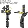 NEW SALE | Selfie Stick Tripod, 4 in 1 Extendable Selfie Stick 360 Degree Rotation Tripod Stand with Detachable Wireless Remote Portable Mobile Image 2