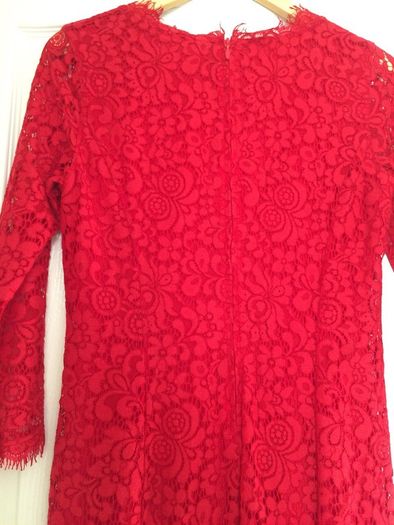 H&M lace red dress