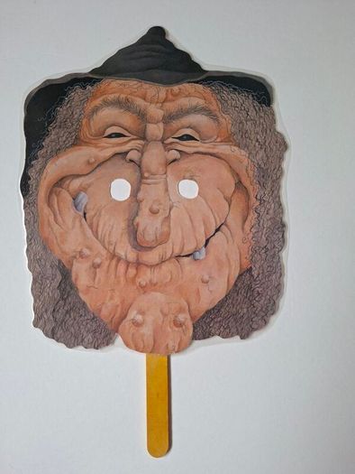 Halloween Hand Held Masks (Laminated)