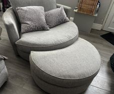DFS Sophia cuddler swivel chair