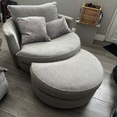 DFS Sophia cuddler swivel chair