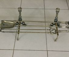 Old Gothic Brass Companion set