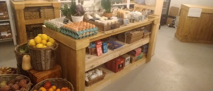 Rustic kitchen island