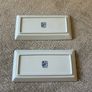 A Set of 2 Sousaku Japan ceramic rectangular sushi plates/ trays Image 4