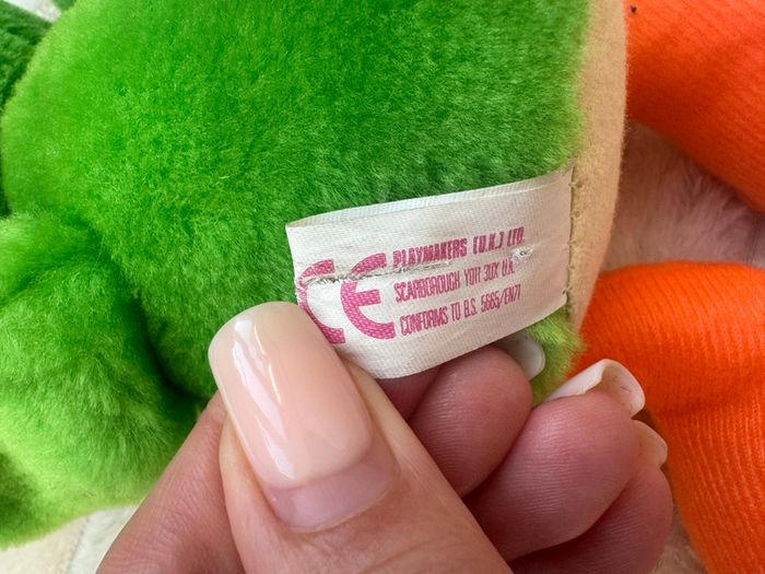 Vintage Playmakers Green Tweety Bird Plush approx. 22 cm. (without legs) Used Please see photos