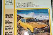 2 Old Hardback Car Manuals Ford Capri II and Hillman Hunter,