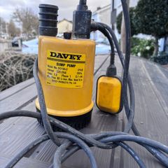 Davey Sump pump Dirty / Clean Water