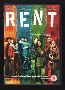 RENT DVD movie. Starring Rosario Dawson & Taye Diggins