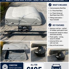 Roof Box & Thule Rails/Feet 757