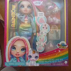 Rainbow high doll with slime