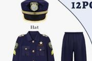 Police boy kids costume 9-12