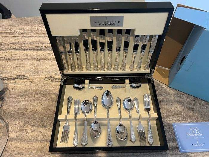 44 Piece Silver Newbridge Silverware Canteen Set