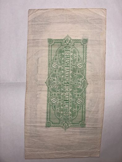 Various years Belfast Bank Notes