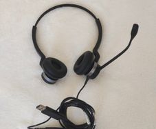 Jabra Lightweight Adjustable USB Audio Sound Headset with Microphone