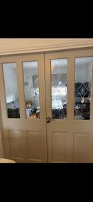 Double Solid Wood Doors
