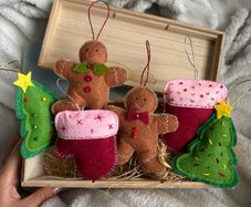 Homemade Christmas Ornament Set