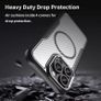 iPhone 15 Pro Max Magnetic Frosted Carbon Fiber Case Cover Image 5