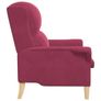 Armchair Wine Red Velvet Image 5