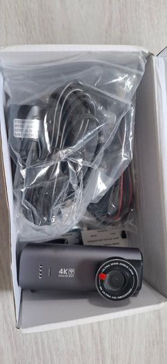 Dash Cam 4K Recording Car Camera Free 128GB SD cardNight Vision Video Recorder Wi-Fi, GPS