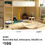 Ikea Kura Mid Sleeper Bed - price drop for quick sale Image 5