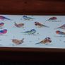Vintage Cushion Lap Tray  " Garden Birds " Image 4