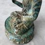 Abhaya Mudra Gesture Of Reassurance (27cm) - Patinated Bronze Image 10