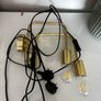 Gold Wall lights (plug in) Image 5