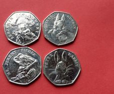 Beatrix Potter collectable coins