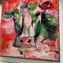 Framed Original Abstract Painting of Cow  Original Gift Image 3