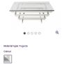 Glass Top Chrome coffee table Image 7