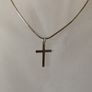 Sterling Silver Necklace Cross Image 2