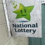 Double sided national lottery wall sign. Image 3