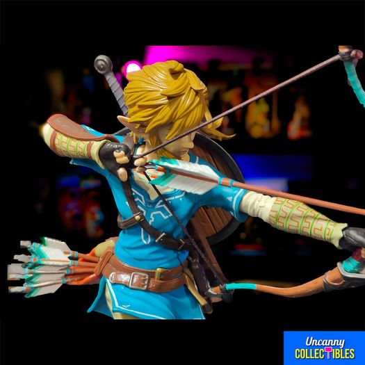 Legend of Zelda Breath of the Wild Link First 4 Figures Statue