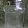 Vintage Shaker Silver Plated Cut Crystal Thumbprint Etched Very Pretty Image 4