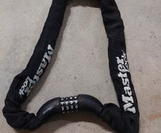 Master Lock combination chain lock