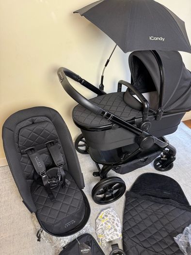 icandy peach 7 cerium collection Cybex car seat and isofix base rotating