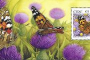 2005 Ireland Fauna &amp; Flora (Butterflies) Commemorative Stamp Miniature Sheet Mint Never Hinged (MNH)