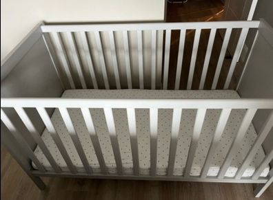 Sundvik cot with mattress