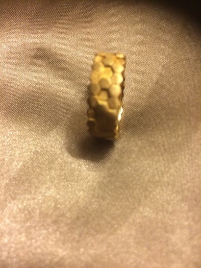 Gold in Silver Ring