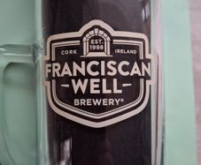 Vintage Franciscan Well Brewwery  Cork Pint Tankard Beer  Glass
