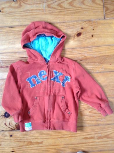 Age 3-4 NEXT Orange Hoodie