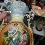 2 Beautiful Antique Pair of early 20th-century English Edwardian Pottery Baluster Vases Postage Available or Collection Image 5