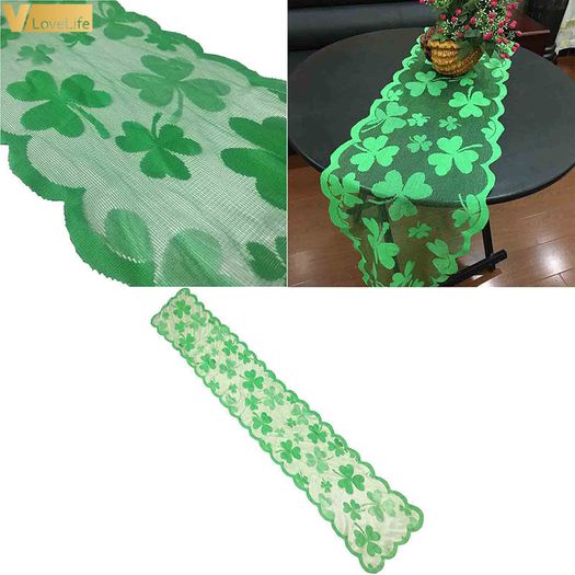 St. Patrick's Day 13 "x 72" lace tablecloth