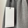 Oscar B Grey stretch skirt fully lined size 12 New Image 6