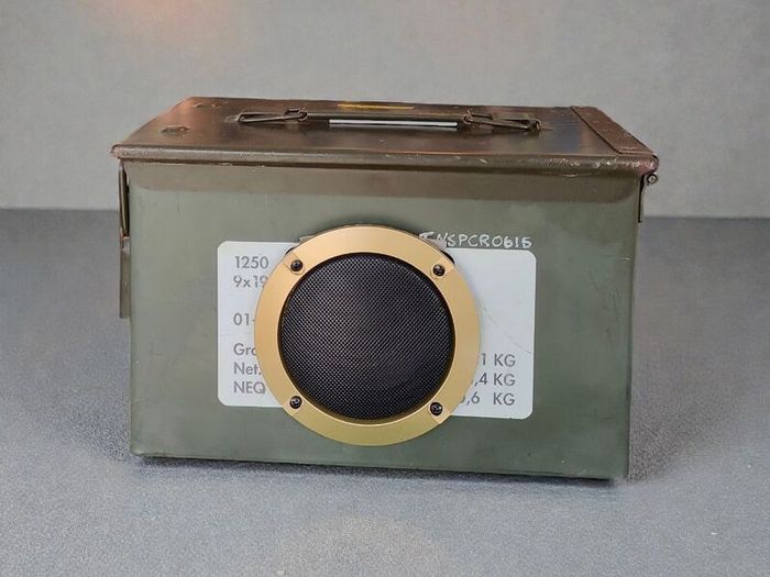 Vintage Military Ammo Box Bluetooth Speaker