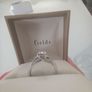 white gold solitaire engagement ring Image 5